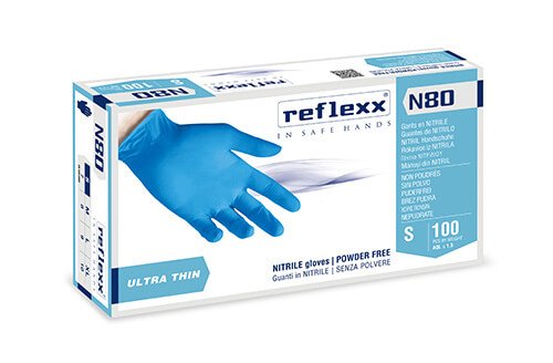 REFLEXX Blue PF - nitrilové rukavice